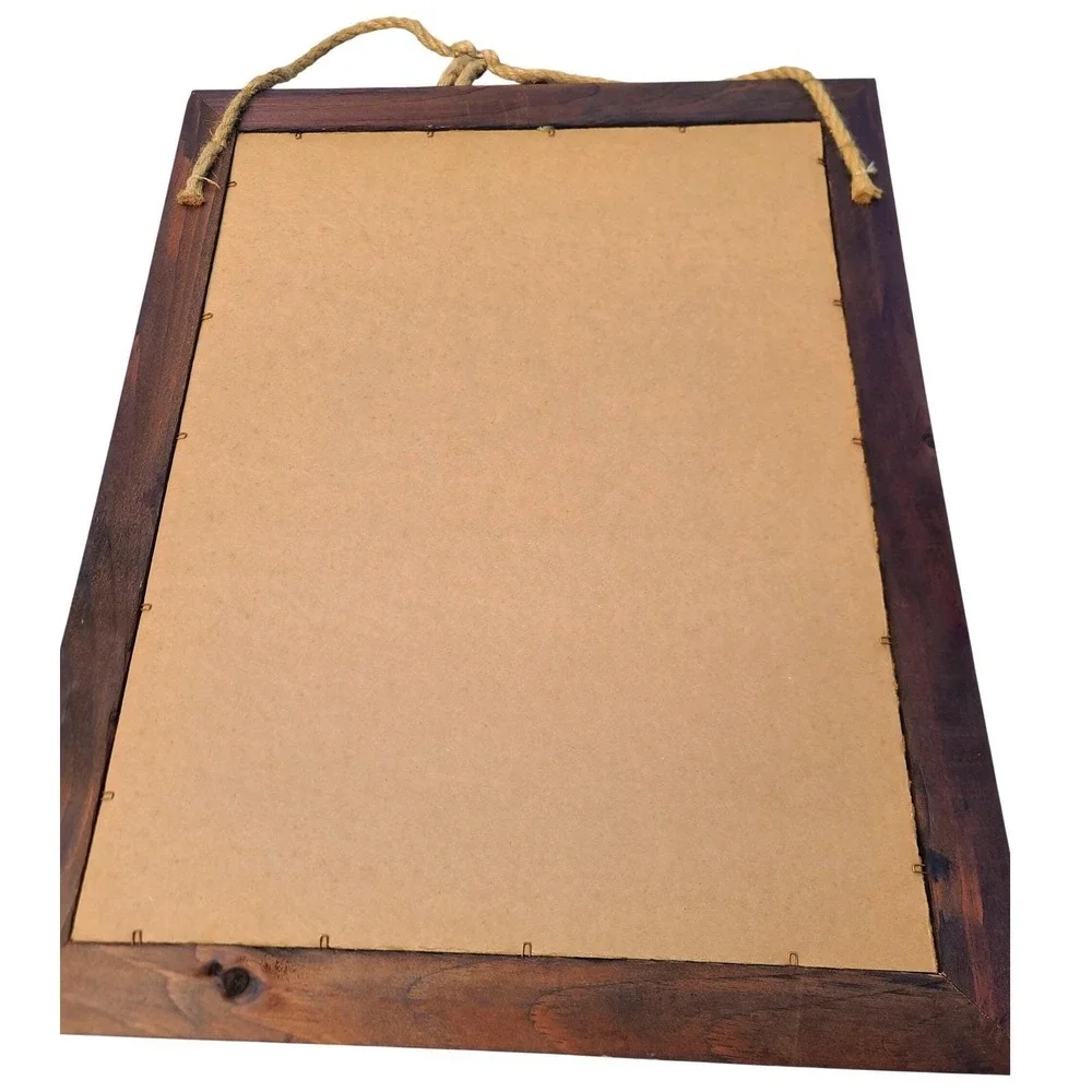 Vintage Jose Cuervo Especial Tequila Bar Mirror Wood Frame Heublein Original Box